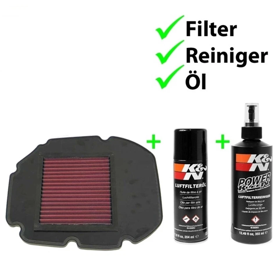 K&N Filtro de Aire + Conjunto para Cuidado K&N Honda VTR 1000F Tormenta Fuego - Imagen 1 de 1