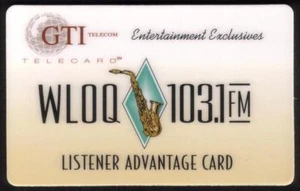 TK 16a GTI tarjeta de teléfono/tarjeta de teléfono MUESTRA 3m WLOQ radio oyente tarjeta saxofón - Imagen 1 de 3