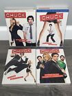 Chuck The Complete Season One, Two, Third & Fourth Series DVD 1, 2, 3, 4 NEW 1-4