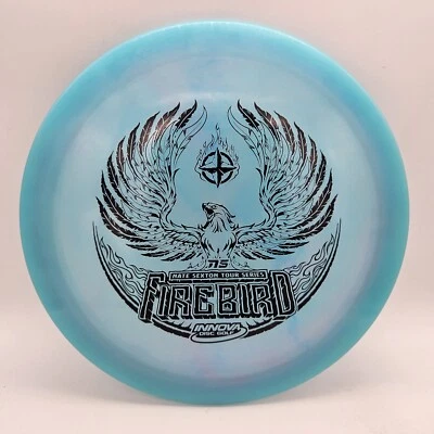 Innova Nate Sexton 2021 Champion Color Glow Firebird Tour Blue/Black 173-5g - Image 1 of 4