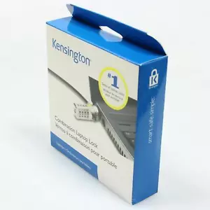 Kensington A1702A Combination Code Laptop T-Bar Cable Lock - Picture 1 of 5