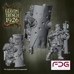 British Breachers | Fickle Dice Games | Gloom Trench | RPG Wargaming 3D Printed - Picture 1 of 4
