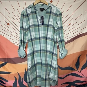 Pendleton Essential Dresses Plaid Long Sleeve Tunic Dress NWT $149 Size XS - Picture 1 of 6