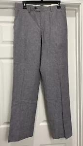 Pantalones Greg Norman talla Pata de gallo 32 X 32 frente plano negro blanco NUEVO - Imagen 1 de 10