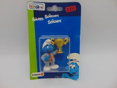 Nuevo Toys R Us exclusivo 2003 Smurf Manager Schlumpf Schleich 21021 hecho en Alemania Foto 1 de 4