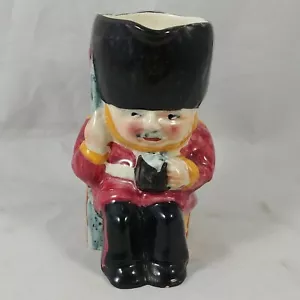 Taza jarra Toby voluntaria pintada a mano Shorter & Son Staffordshire Inglaterra 4,5" - Imagen 1 de 7