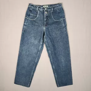 Vintage Guess Jeans Mens 28x30 **Hemmed Made in USA Tapered Medium Wash Denim - Picture 1 of 16
