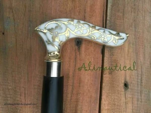 Bastón de madera vintage con mango de diseñador victoriano - Imagen 1 de 3