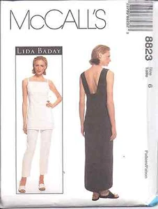 8823 UNCUT McCalls Vintage Schnittmuster Misses Kleid Tunika Hose Lida Baday FF - Bild 1 von 1