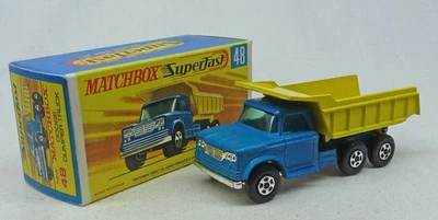 Camión volquete Dodge Matchbox Superfast MB48 con ruedas estrechas Foto 1 de 2