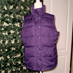 Lands' End Deep Purple Vest - Picture 1 of 8