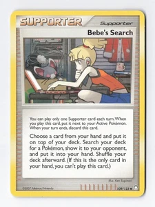 Bebe's Search 109/123 Normal Uncommon Mysterious Treasures Pokemon Card TCG LP - Picture 1 of 2