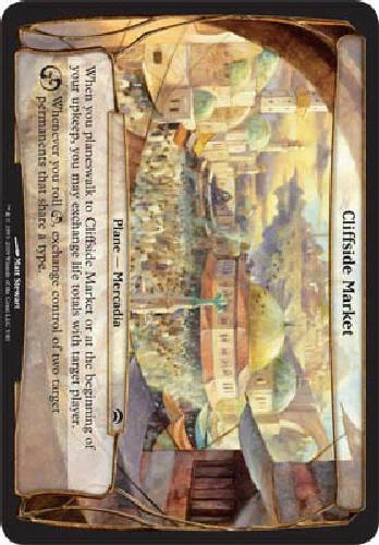 CLIFFSIDE MARKET (OVERSIZE) Planechase MTG Magic the Gathering Cards DJMagic - Image 1 of 1