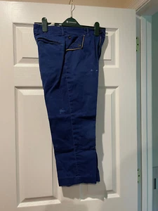 Vintage BSA Cub Scout Uniform Blue Pants Slacks Size Small Boys Approx 27W x 21L - Picture 1 of 16