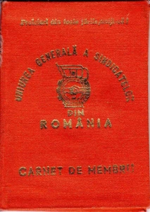 Rumänien, 1981, Gewerkschaften Gewerkschaft Mitgliedskarte RSR - Tintenstempel - Bild 1 von 13