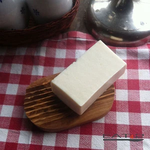Portasapone in legno di ulivo portasapone in legno portasapone + sapone naturale  - Foto 1 di 2