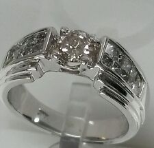 14k gold diamonds engagement& wedding.Ring.1.00ct prince 0.46ct cnt fine jewelry
