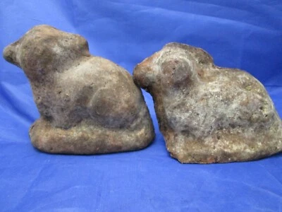 Antike Osterlamm Backform Keramik Ton  ~ sehr alt ~ rar - Bild 1 von 4