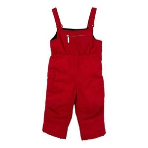 Old Navy Red Elastic Waist Snow Bib | High Rise - Picture 1 of 7