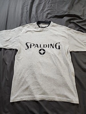 Camiseta SPALDING BALONCESTO LOGO TIMBRE RAYÓN TRI MEZCLA GRIS Med Foto 1 de 4