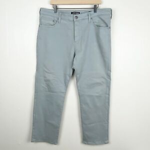 Mavi Jeans Mens 38X30 Gray Matt Relaxed Straight Leg Stretch Modern Classic