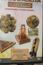 Giochi d'ingegno in legno 38 pezzi con DVD