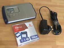750MB USB Iomega Zip drive External. Tested. includes PSU & New Disc