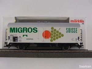 Vagón interno Märklin 2006 48150 Migros Suisse interfrigo con embalaje original - Imagen 1 de 2