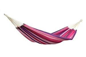 Amazonas Hamac Simple en Coton Rose et Violet - Picture 1 of 5