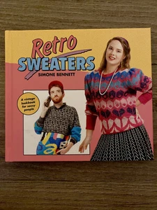 🧶 RETRO SWEATERS The Elegance In One Book by Simone Bennett - Hardcover A5 - Picture 1 of 2