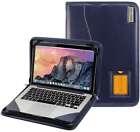 Broonel Blue Leather Case For Dynabook Portégé X40-J 14" Laptop