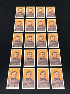 1909-11 T206 HONUS WAGNER PITTSBURGH PIRATES (LOT OF 20) (LICENSED REPRINT) #3 - Foto 1 di 3