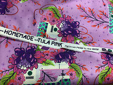 1/2 Yard Cut. Homemade By Tula Pink. pwtp 140. Pedal To The Metal. OOP.