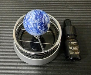Fragancia Vehículo Decoración Giratoria Automática Tierra Energía Solar Regalo Navidad - Imagen 1 de 5