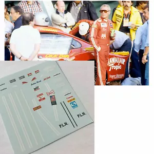 decalcomanies calcas deco 1.18 1/18 for Paul Newman Porsche Le Mans driver car - Foto 1 di 2