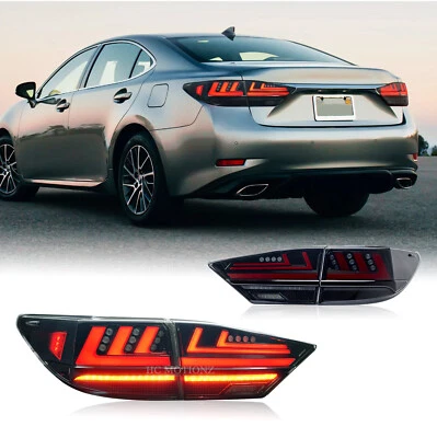 HCmotion Tail Lights For Lexus ES350 ES 300h 2013-2018 Rear Lamps Smoke Assembly - Image 1 of 4