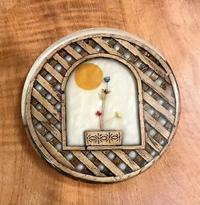 Vintage Lucite Trivet Wall Art - Picture 1 of 2