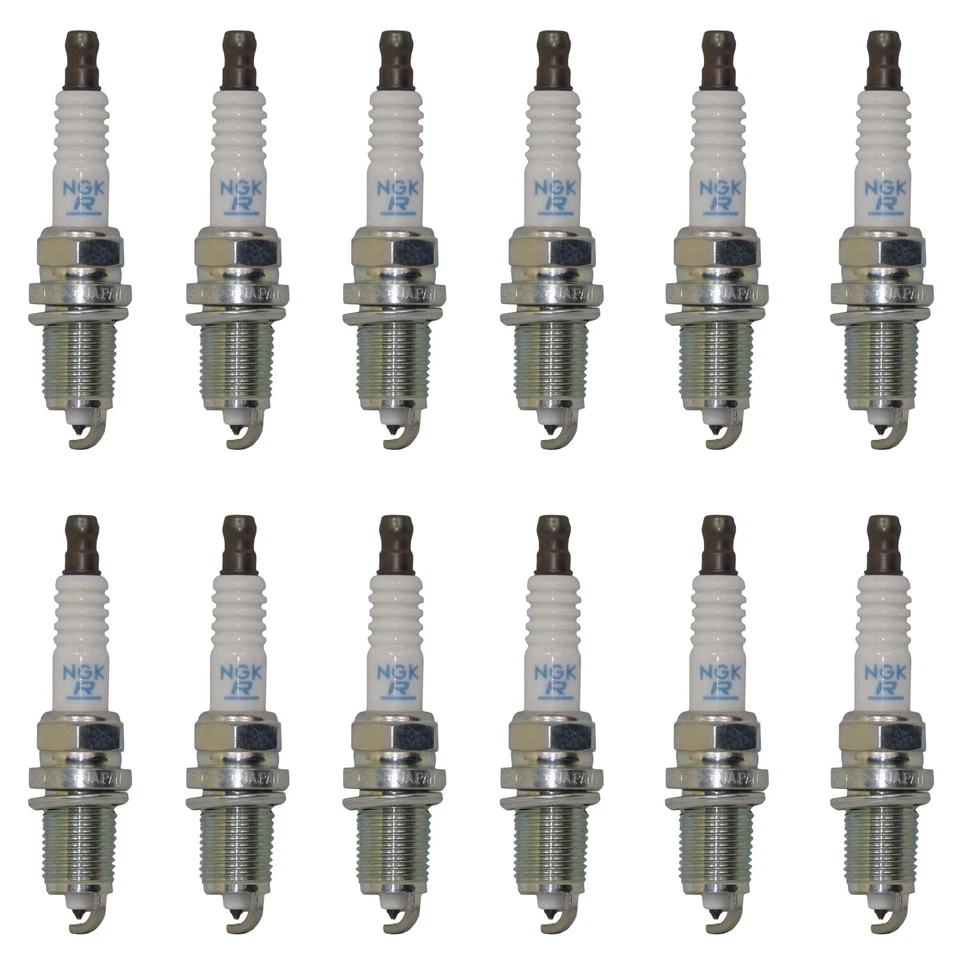 Комплект лазерных платиновых свечей зажигания NGK (12 штук) 3586 для Audi Bentley VW 6.0 W12 - Изображение 1 из 1