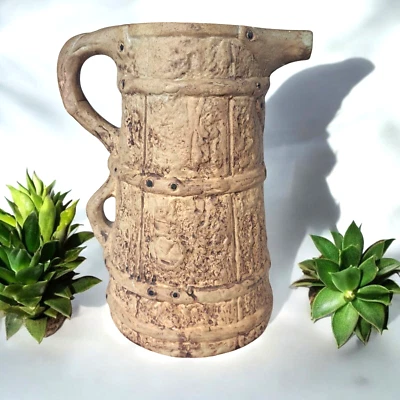 Vintage Hilstonia 2 Handled Jug-Pitcher-Vase H 24cm - Image 1 of 4