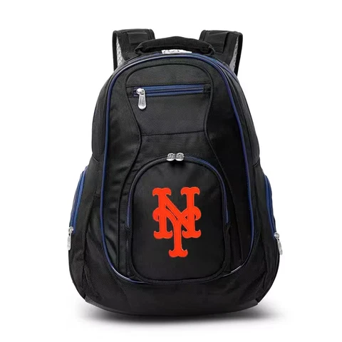 MLB New York Mets 19 In. Black Trim Color Laptop Backpack Cover