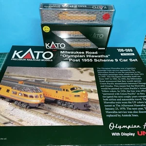 New! N-Scale Kato Milwaukee Rd & ABA Egines $690.00 - Picture 1 of 9
