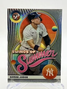 2023 Topps Pristine Aaron Judge Swings of Summer SP #SS-4 New York Yankees - Picture 1 of 2