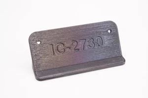Maßgeschneiderter abgewinkelter Schreibtischständer für Icom IC-2730 Bedienfeld - Bild 1 von 9