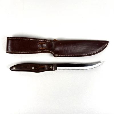 Cuchillo de pesca dentado Cutco 1063 con funda hecho en EE. UU. LEER Foto 1 de 4