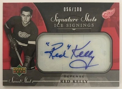 2006 UD Sweet Shot Signature Ice Signings Red Kelly #SSI-RK Auto /100 Red Wings - Image 1 of 2