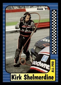 Kirk Shelmerdine 1991 Maxx Racing Race Card #205 Richard Childress Racing *124 - Picture 1 of 2