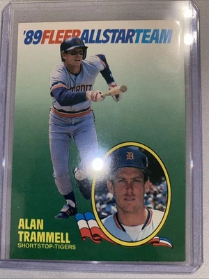 Fleer 1989 - All Star Team Alan Trammell #11 Foto 1 de 2