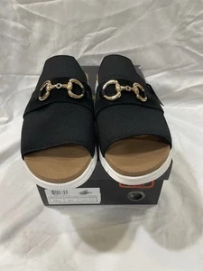 Bernie Mev Monaco Womens Sporty Ladies Slide Sandals Open Toe, Size 37, 6 US - Picture 1 of 7