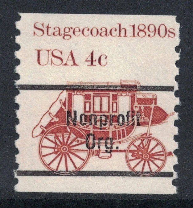 Scott 1898Ab- Precancel, 4c Stagecoach 1890s, Transport Bobine Séries MNH - Photo 1/1