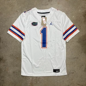 NWT Nike Jordan Florida Gators Football Jersey #1 White Mens Small CW6338-100 - Picture 1 of 7